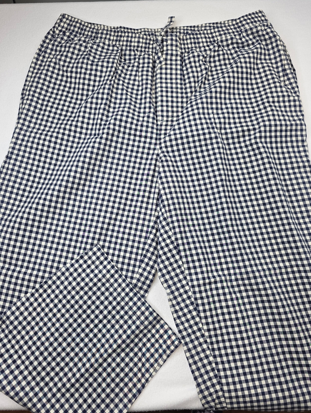 Lands'End Draper James Blue Checkered Pajama Pants Size XL NWOT AN-1425 - Picture 2 of 10